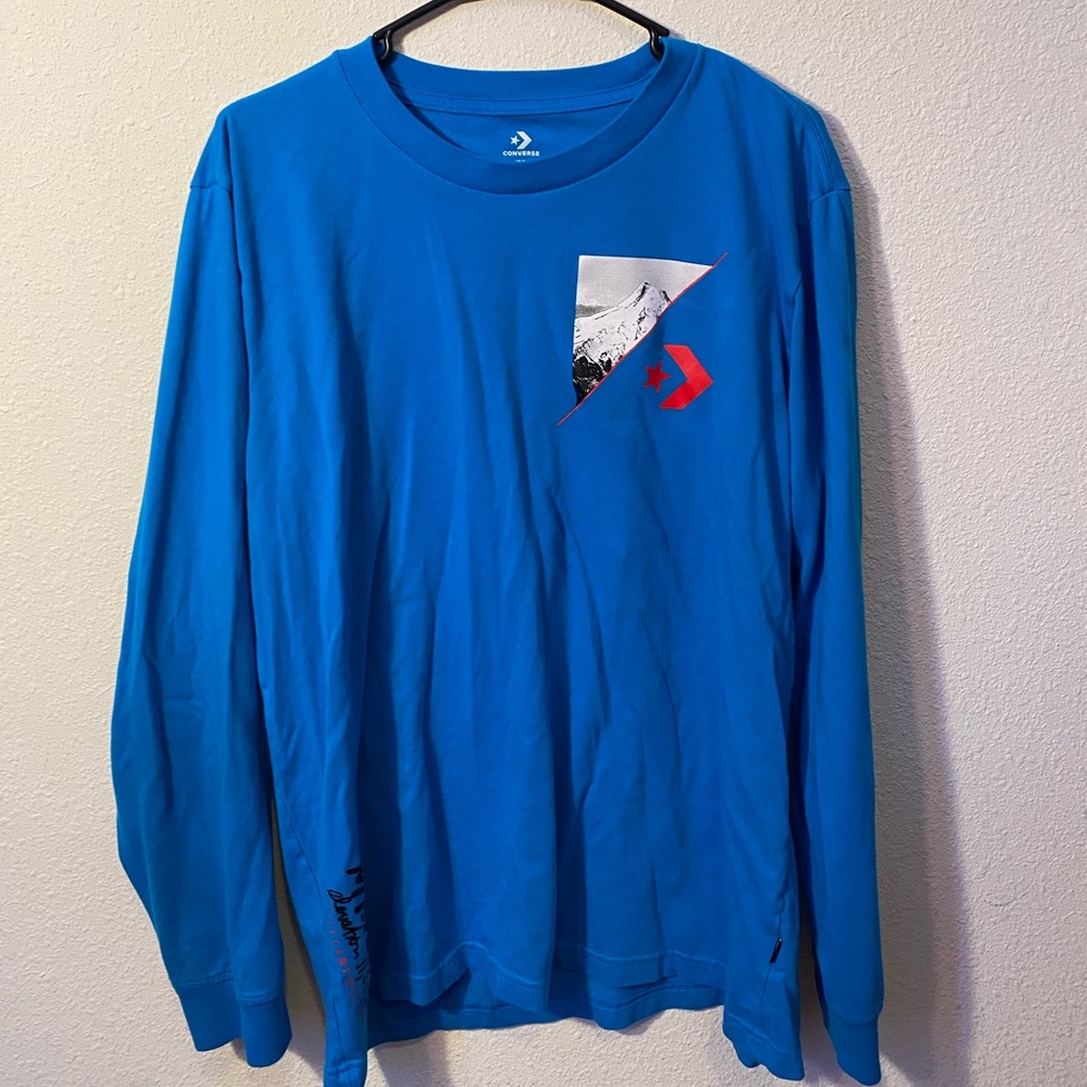 Blue converse long sleeve